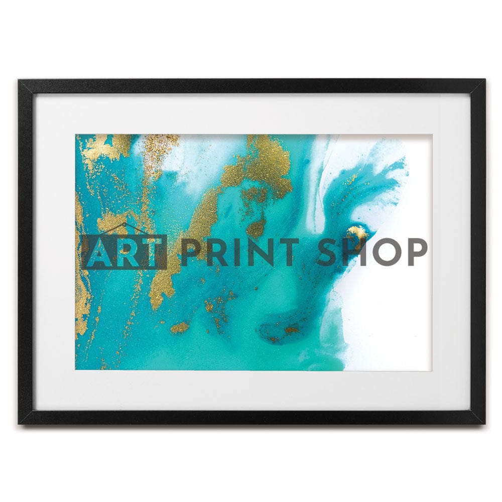 Ocean Marble Framed Art Print wall art product Ana Babii / Shutterstock