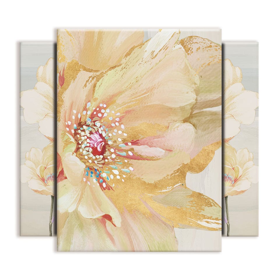 Opulent Flower Trio Canvas Print wall art product Muzi pear studio / Shutterstock