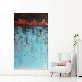 Out Of The Blue Canvas Print wall art product Jane Brookshaw