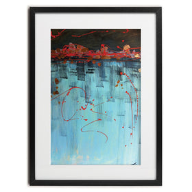 Out Of The Blue Framed Art Print wall art product Jane Brookshaw