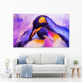 Penguin Love Canvas Print wall art product Ivailo Nikolov / Shutterstock