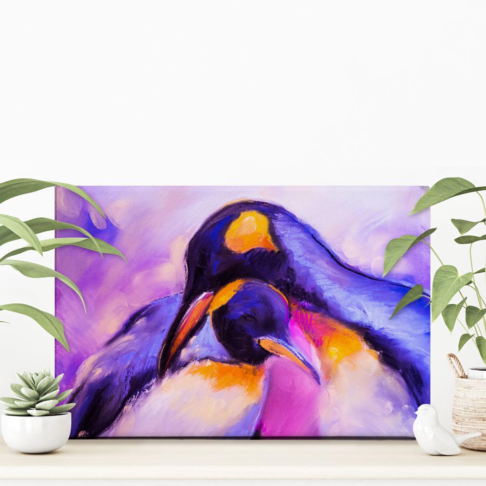 Penguin Love Canvas Print wall art product Ivailo Nikolov / Shutterstock