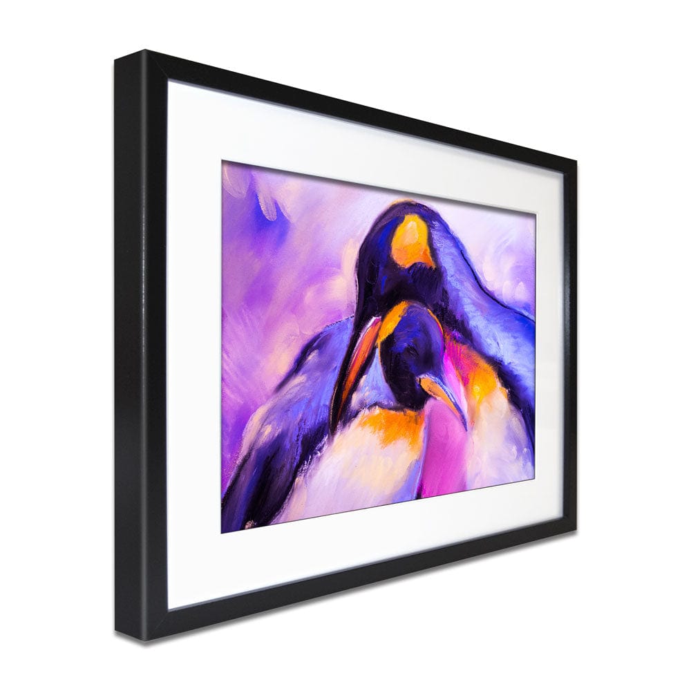 Penguin Love Framed Art Print wall art product Ivailo Nikolov / Shutterstock