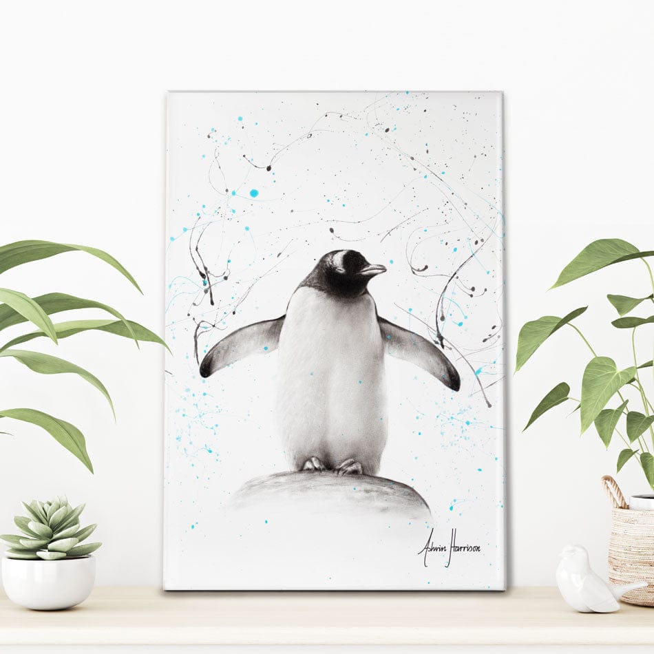 Penguin Parade Canvas Print wall art product Ashvin Harrison