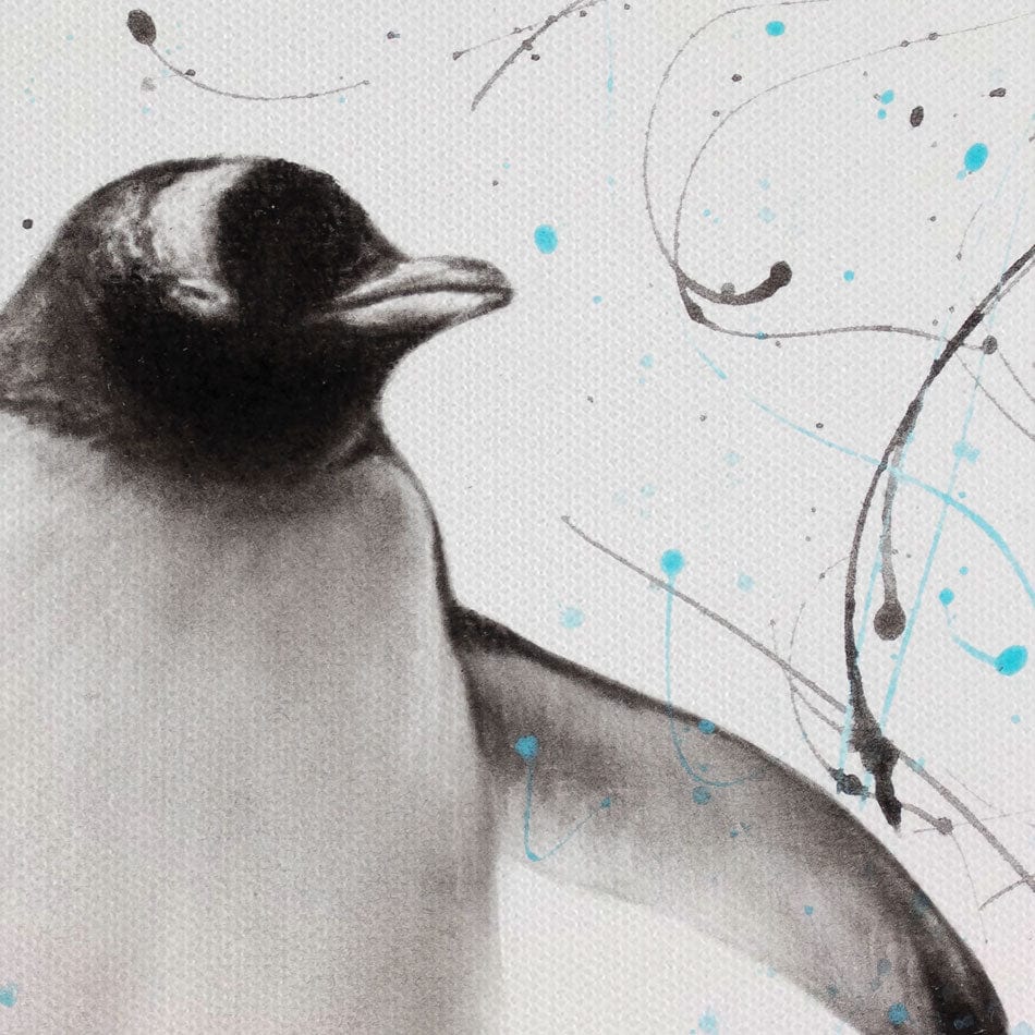 Penguin Parade Canvas Print wall art product Ashvin Harrison