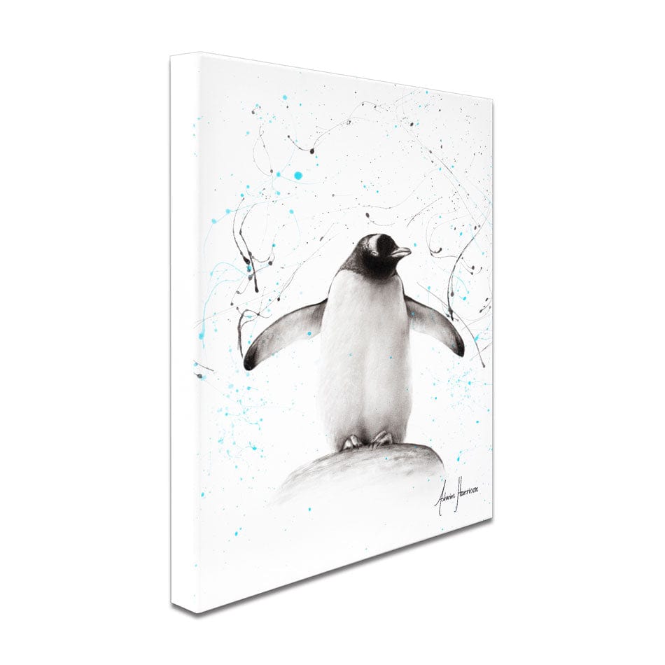 Penguin Parade Canvas Print wall art product Ashvin Harrison