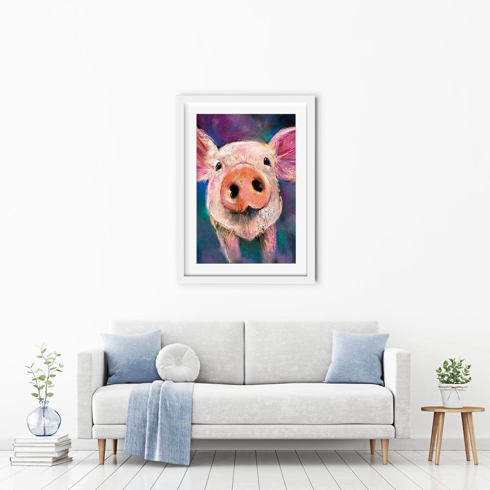 Piggy Framed Art Print wall art product Ivailo Nikolov / Shutterstock