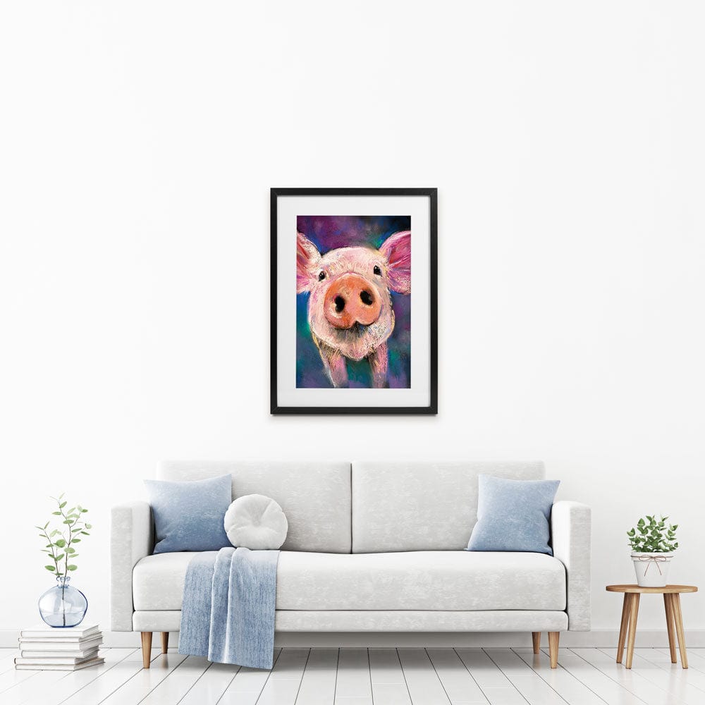 Piggy Framed Art Print wall art product Ivailo Nikolov / Shutterstock
