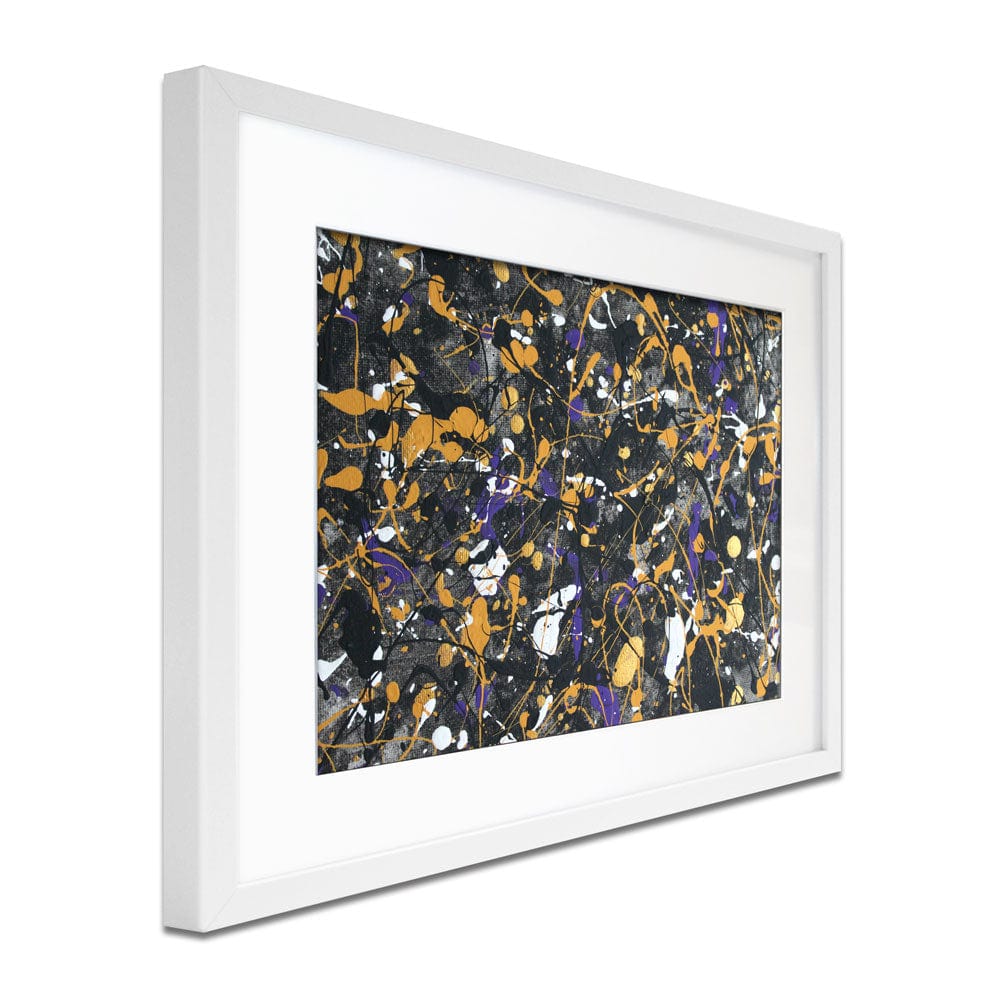 Pollock Style Framed Art Print wall art product abstract_art_199 / Shutterstock
