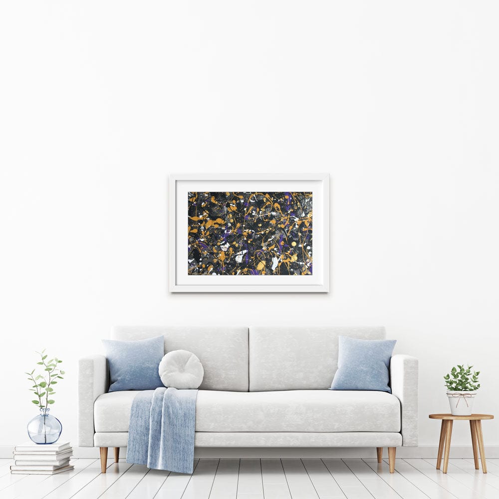 Pollock Style Framed Art Print wall art product abstract_art_199 / Shutterstock