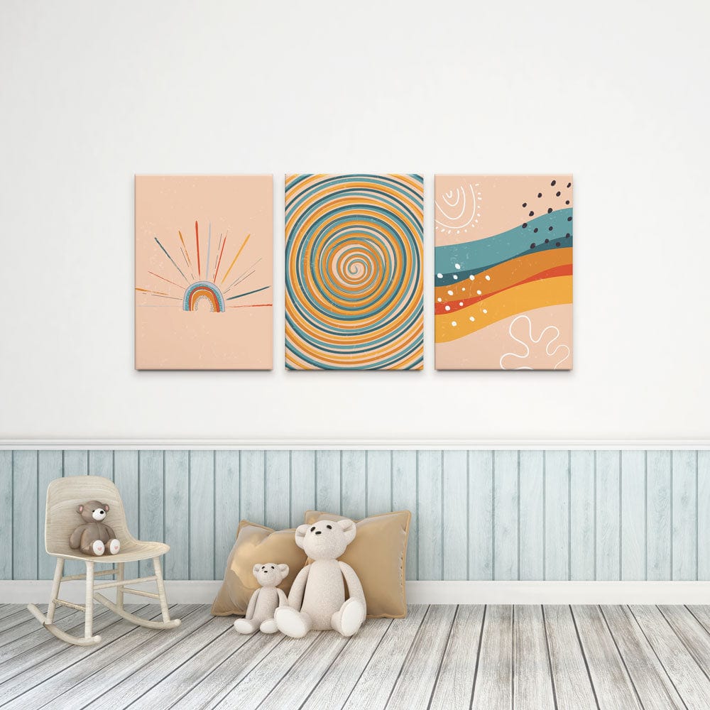 Pop Art Boho Trio Canvas Print wall art product Ichpochmak / Shutterstock