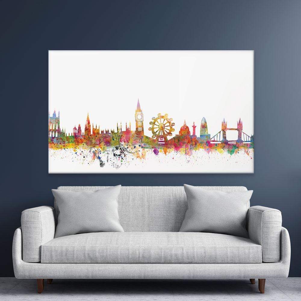 Pretty London Skyline Canvas Print wall art product siloto / Shutterstock