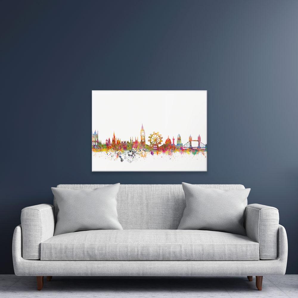 Pretty London Skyline Canvas Print wall art product siloto / Shutterstock
