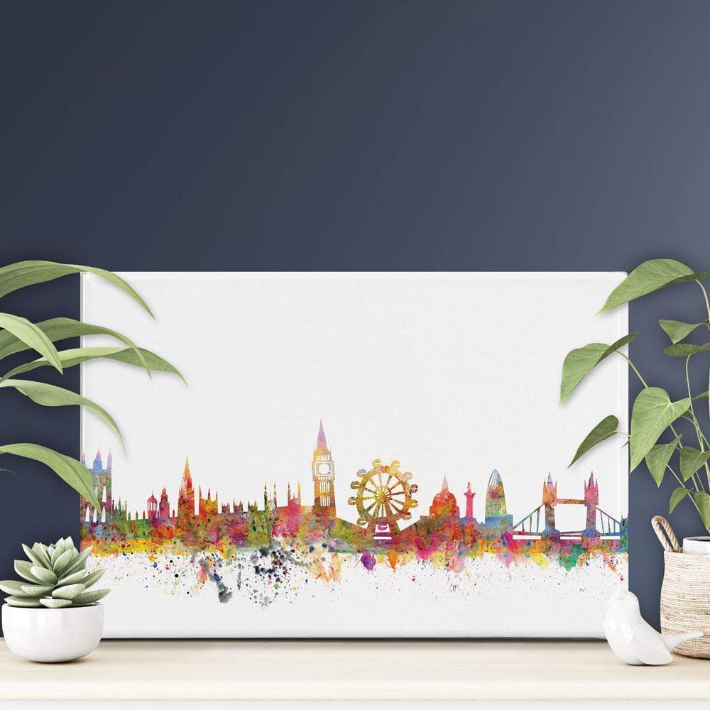 Pretty London Skyline Canvas Print wall art product siloto / Shutterstock
