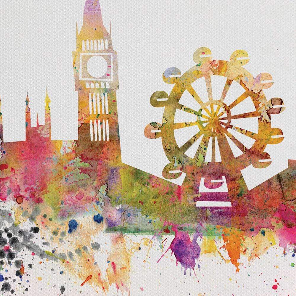 Pretty London Skyline Canvas Print wall art product siloto / Shutterstock