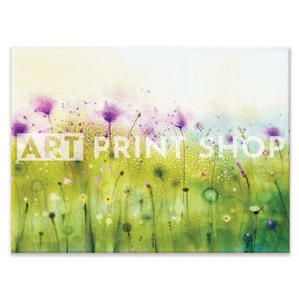 Purple Wildflowers Canvas Print wall art product pluie_r / Shutterstock