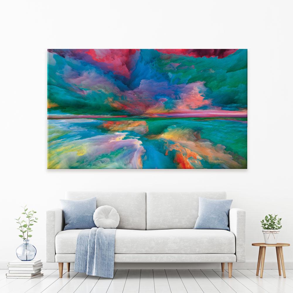 Rainbow Enlightenment Canvas Print wall art product agsandrew / Shutterstock