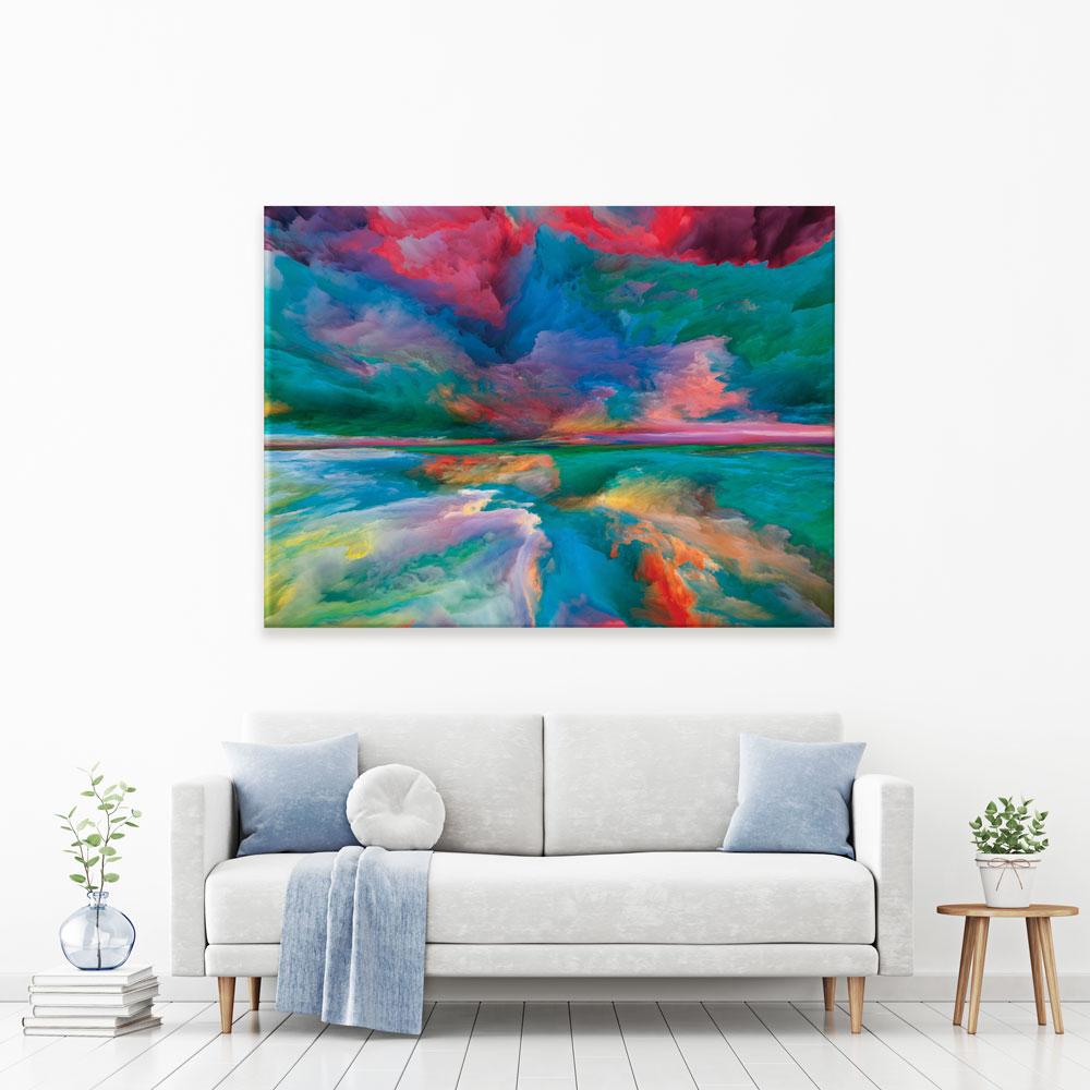 Rainbow Enlightenment Canvas Print wall art product agsandrew / Shutterstock