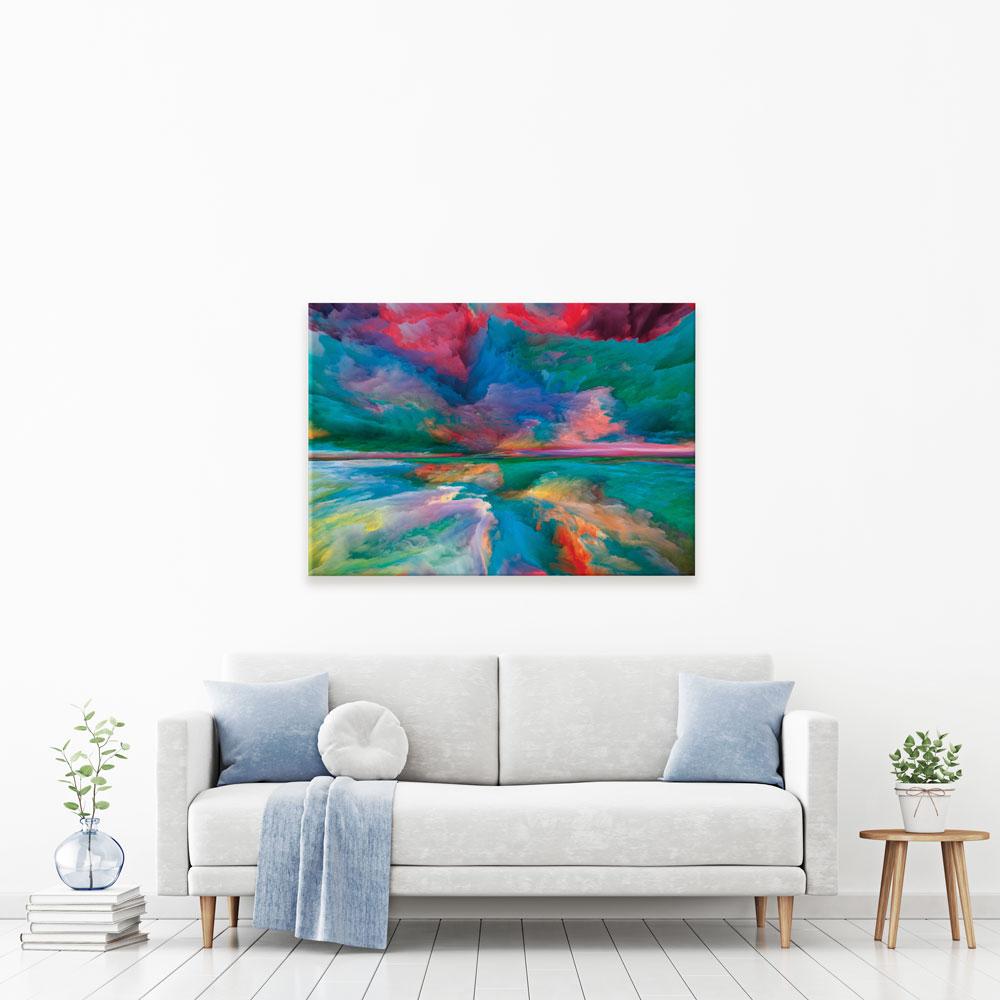 Rainbow Enlightenment Canvas Print wall art product agsandrew / Shutterstock