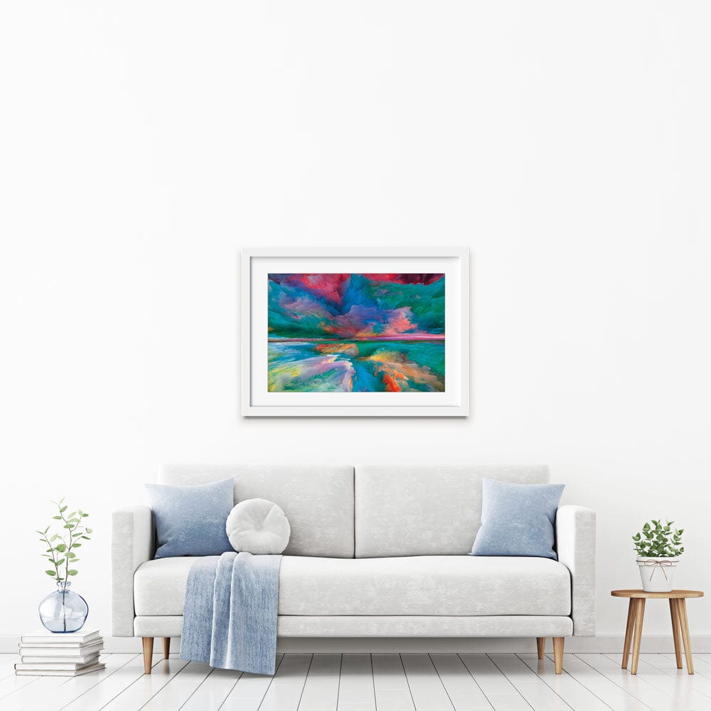 Rainbow Enlightenment Framed Art Print wall art product agsandrew / Shutterstock