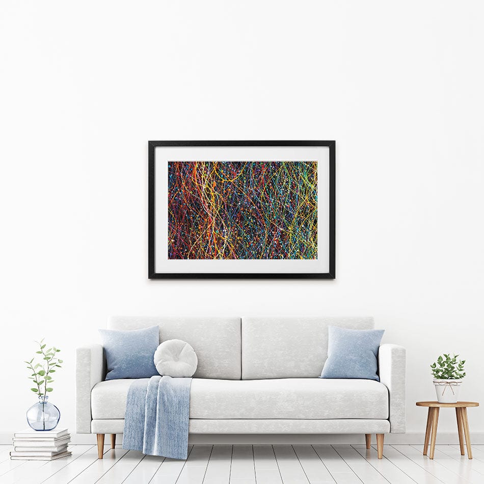 Rainbow Party Framed Art Print wall art product V.stock / Shutterstock
