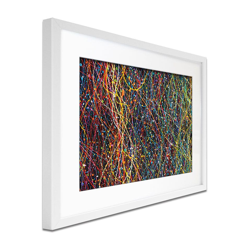 Rainbow Party Framed Art Print wall art product V.stock / Shutterstock