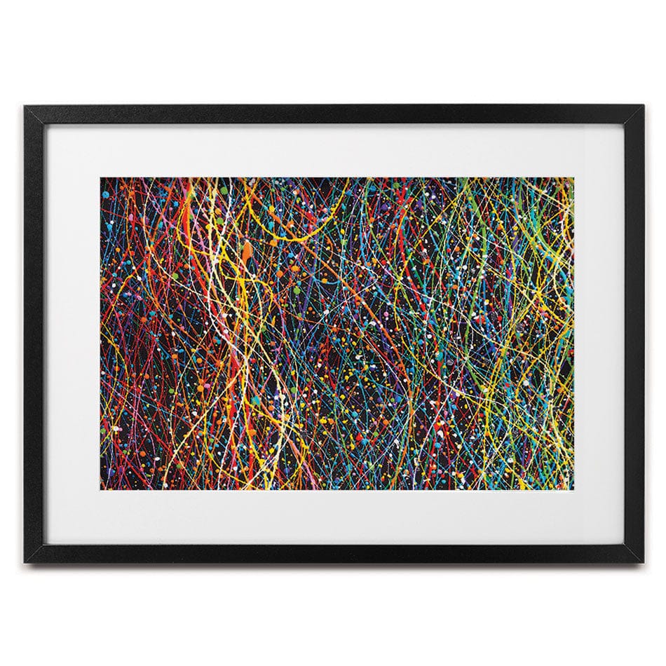 Rainbow Party Framed Art Print wall art product V.stock / Shutterstock