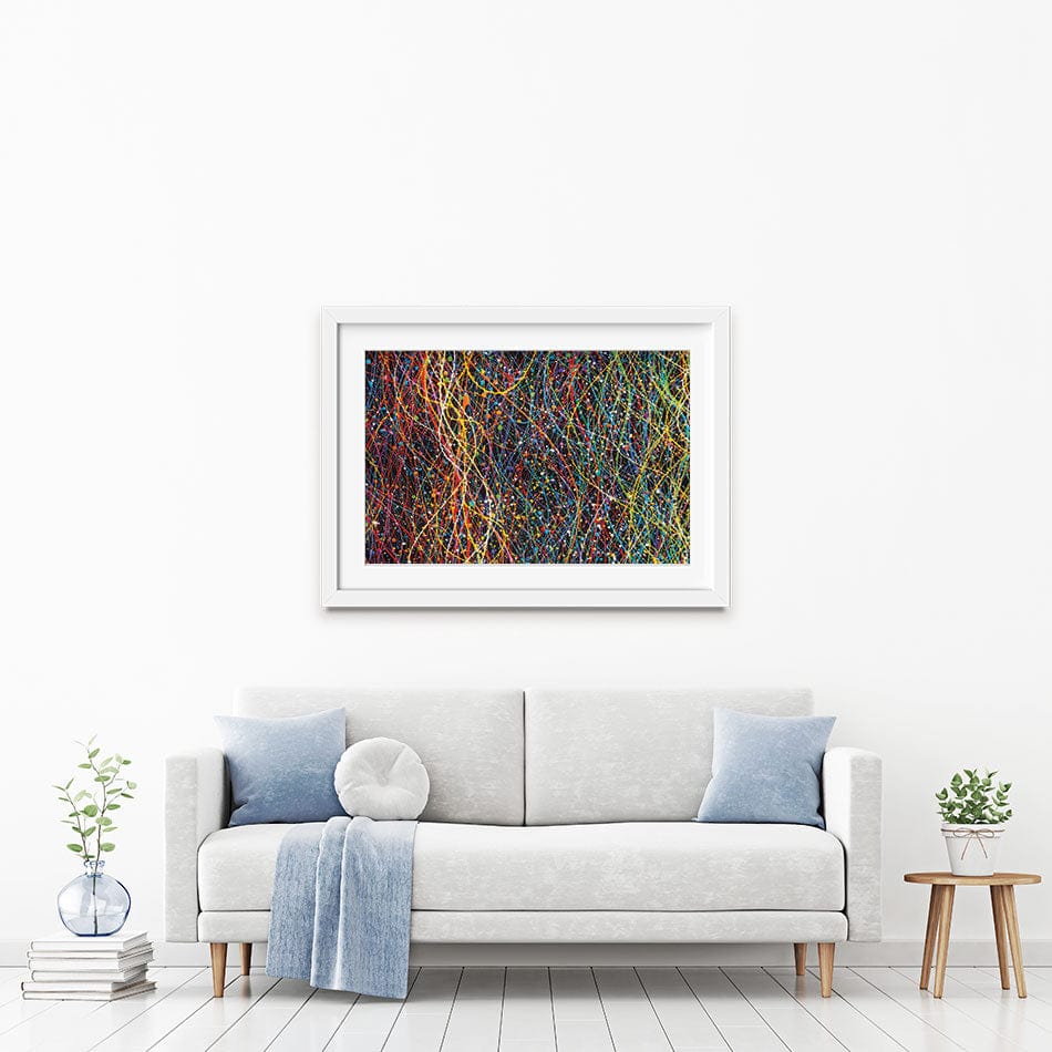 Rainbow Party Framed Art Print wall art product V.stock / Shutterstock