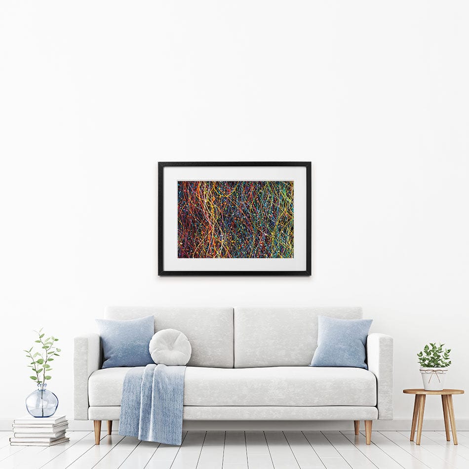 Rainbow Party Framed Art Print wall art product V.stock / Shutterstock
