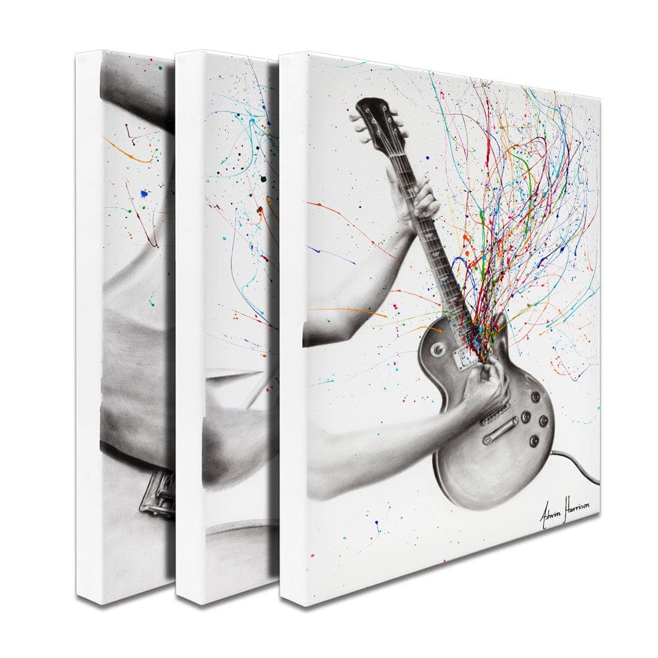 Rock And Roll Trio Canvas Print wall art product Ashvin Harrison