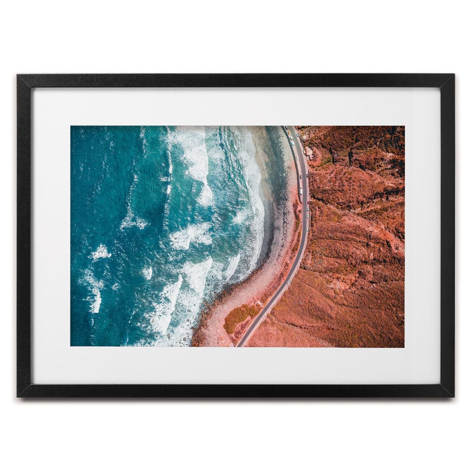 Sea And Mountains Framed Art Print wall art product Iriskarightnow / Shutterstock
