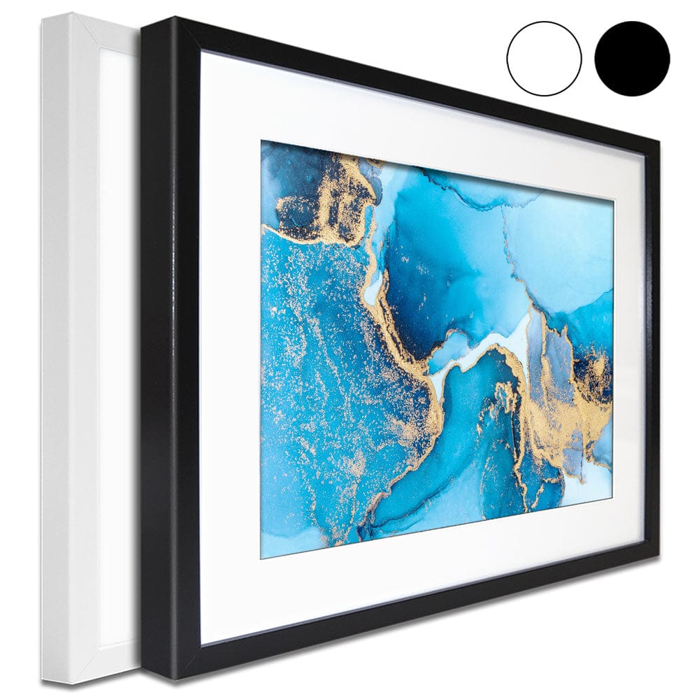 Sky Blue Marble Framed Art Print wall art product Blue Planet Studio / Shutterstock