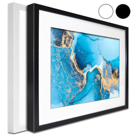 Sky Blue Marble Framed Art Print wall art product Blue Planet Studio / Shutterstock