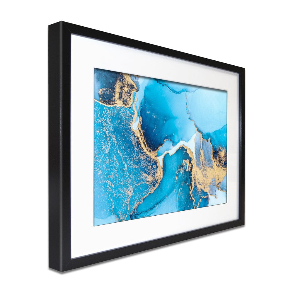 Sky Blue Marble Framed Art Print wall art product Blue Planet Studio / Shutterstock