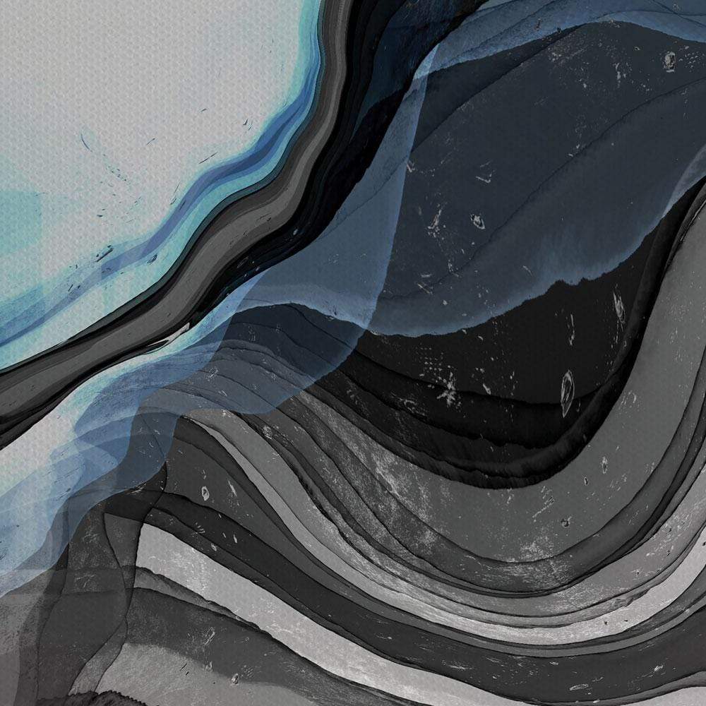 Slate Grey And Blue Canvas Print wall art product S Rivas / Independent