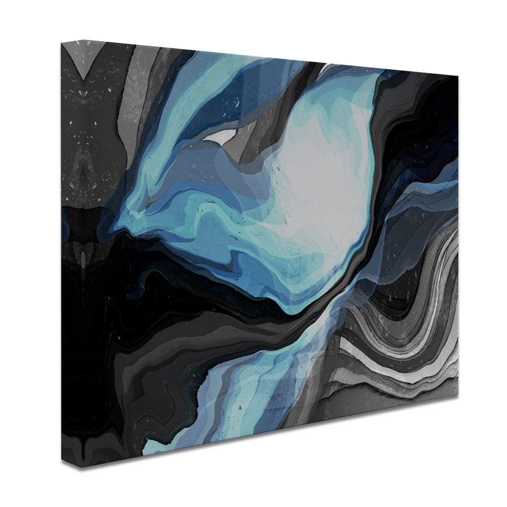 Slate Grey And Blue Canvas Print wall art product S Rivas / Independent