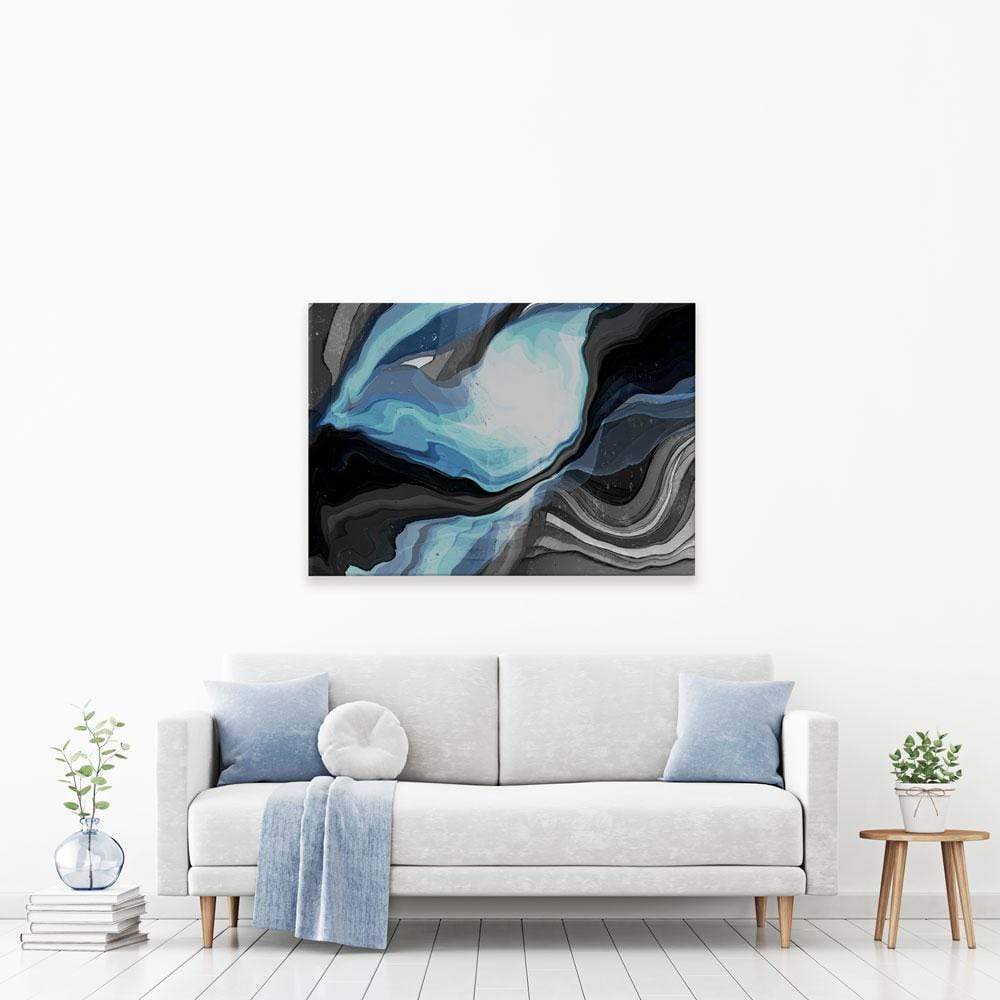 Slate Grey And Blue Canvas Print wall art product S Rivas / Independent