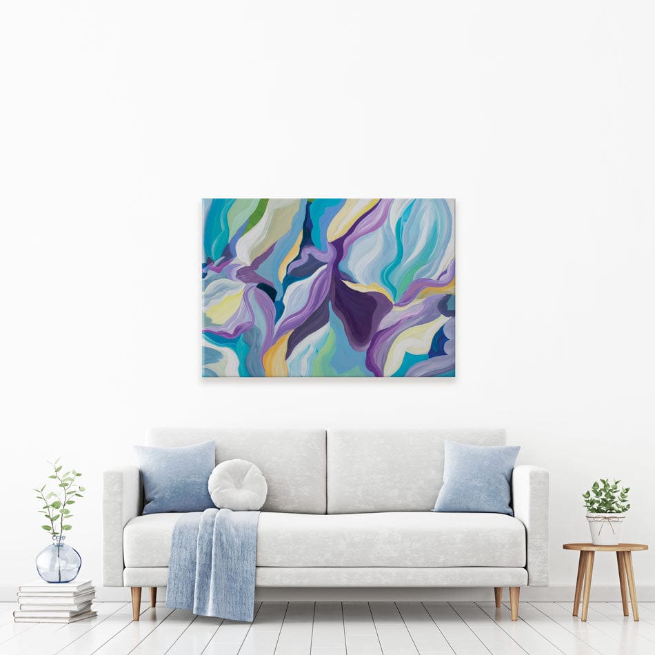 Smooth Purple Canvas Print wall art product Olga Tkachyk