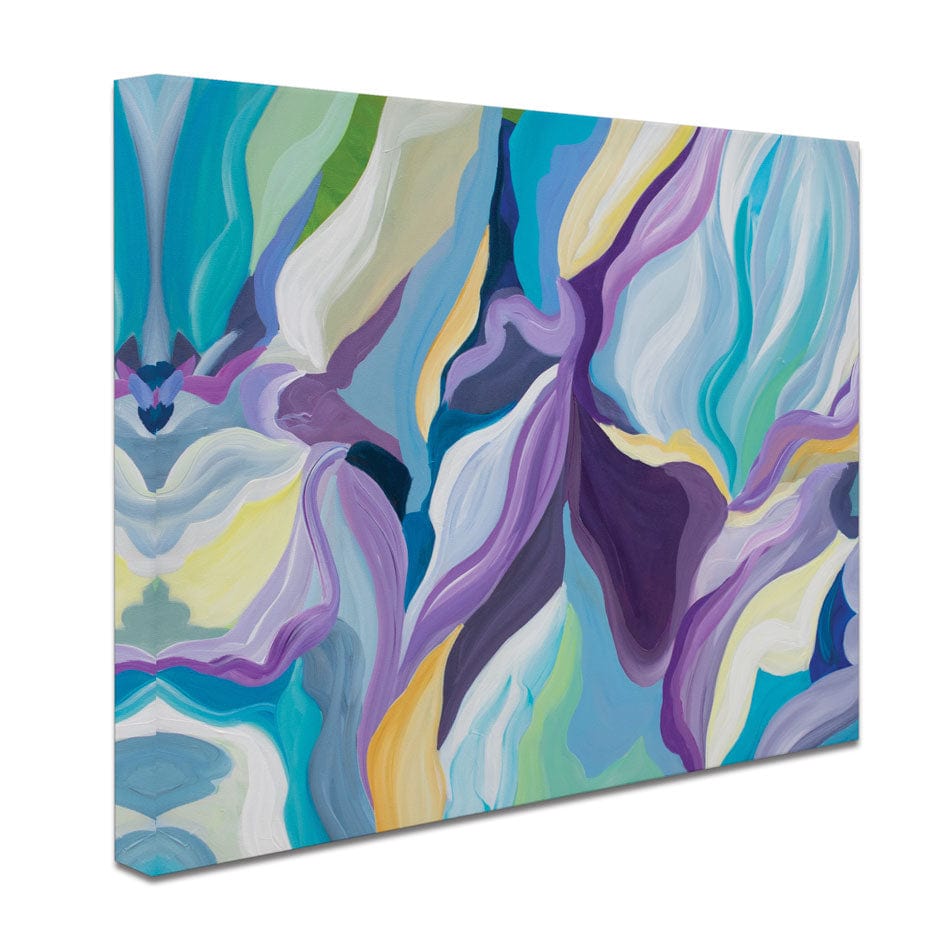 Smooth Purple Canvas Print wall art product Olga Tkachyk
