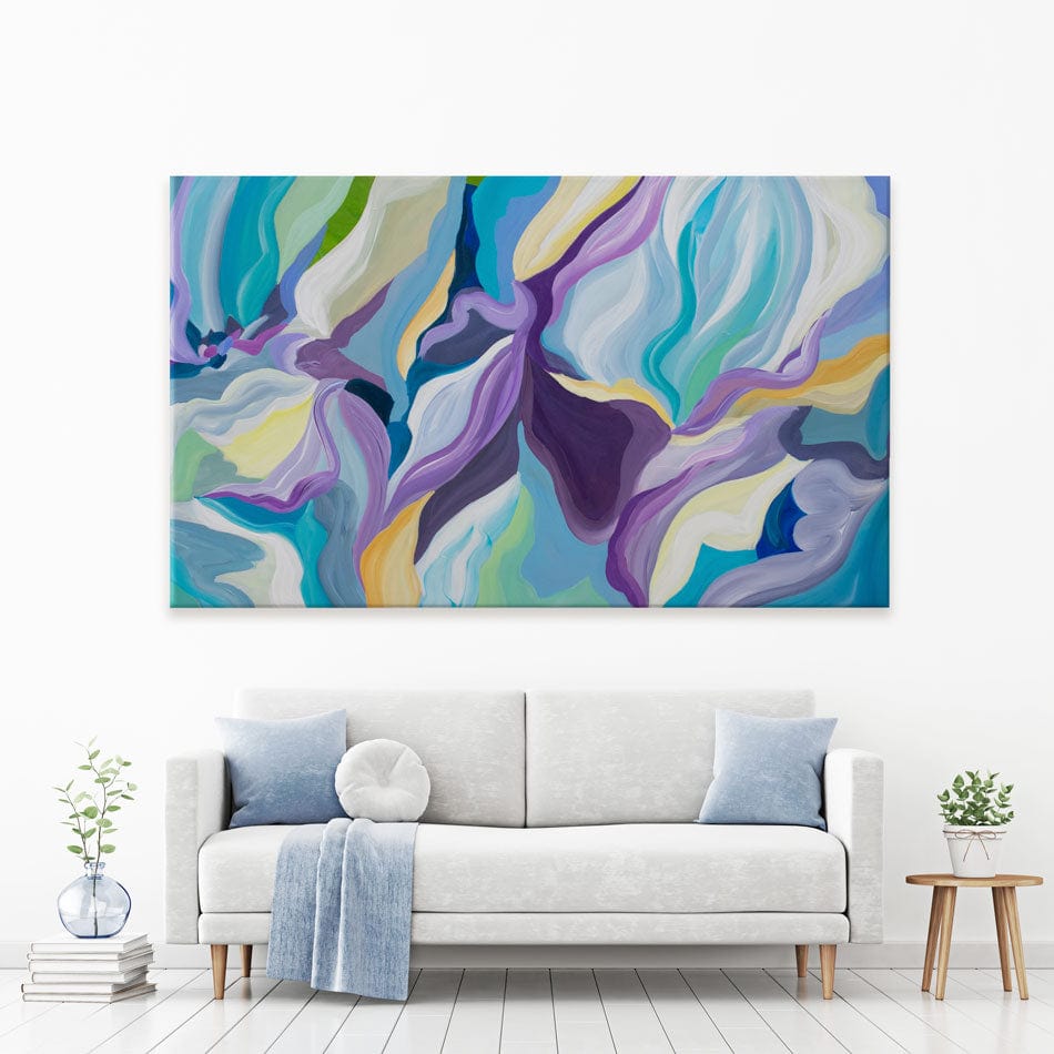 Smooth Purple Canvas Print wall art product Olga Tkachyk
