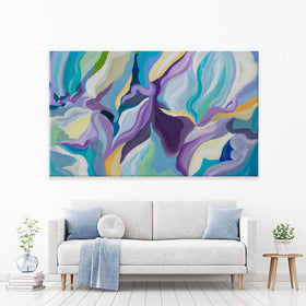 Smooth Purple Canvas Print wall art product Olga Tkachyk