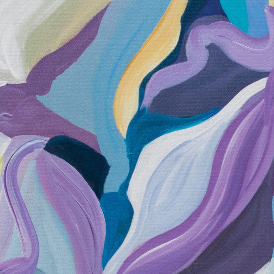 Smooth Purple Canvas Print wall art product Olga Tkachyk