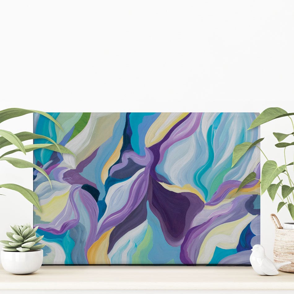Smooth Purple Canvas Print wall art product Olga Tkachyk