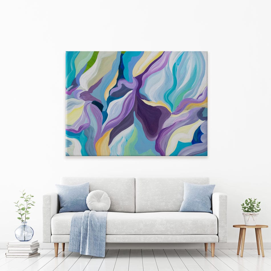 Smooth Purple Canvas Print wall art product Olga Tkachyk