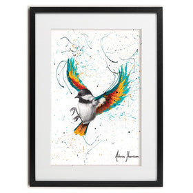 Solo Sounds Bird Framed Art Print wall art product Ashvin Harrison
