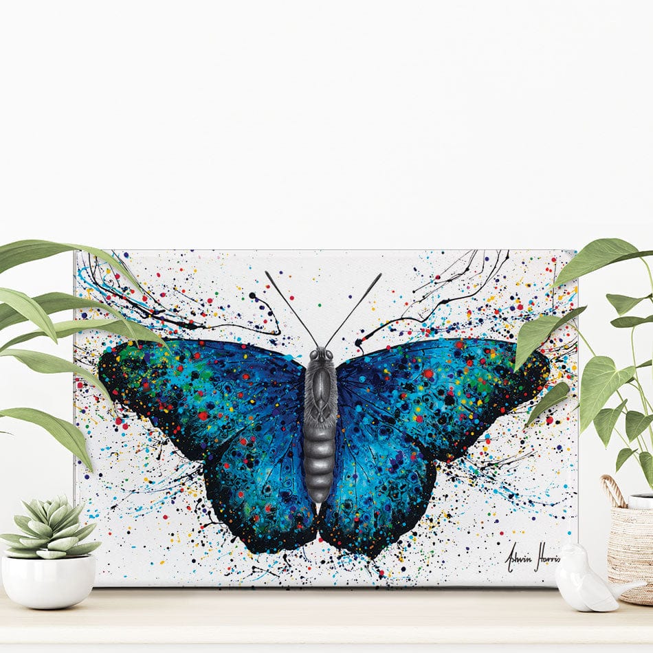 Sparkling City Butterfly Canvas Print wall art product Ashvin Harrison