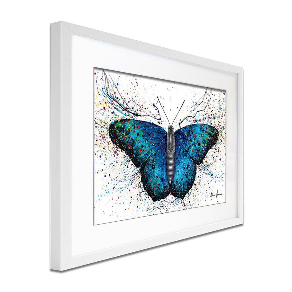 Sparkling City Butterfly Framed Art Print wall art product Ashvin Harrison