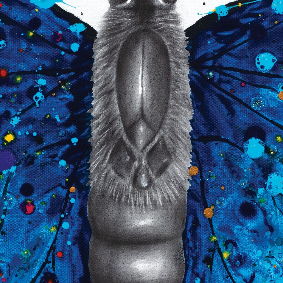 Sparkling City Butterfly Framed Art Print wall art product Ashvin Harrison