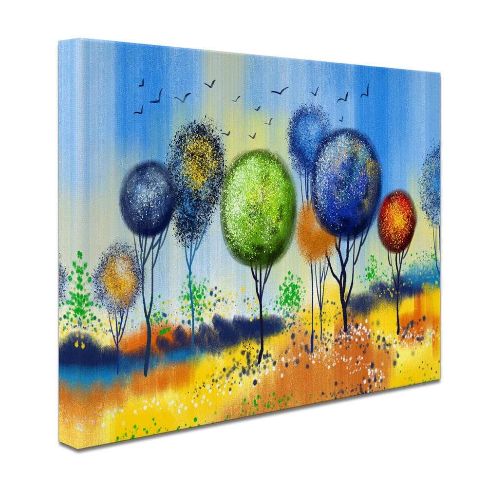 Spherical Trees Of Colour Canvas Print wall art product Tim Kats / Shutterstock