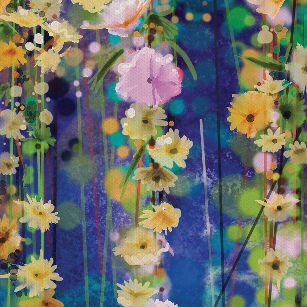 Square Floral Watercolour Canvas Print wall art product pluie_r / Shutterstock